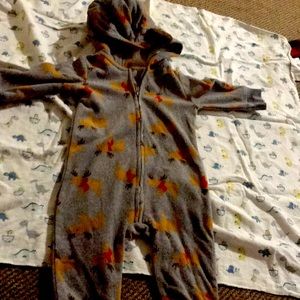 Moose body suit warm and has moose ears